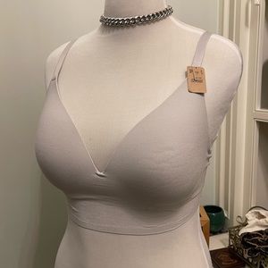 Pink Victoria’s Secret Wireless Push-Up Bralette